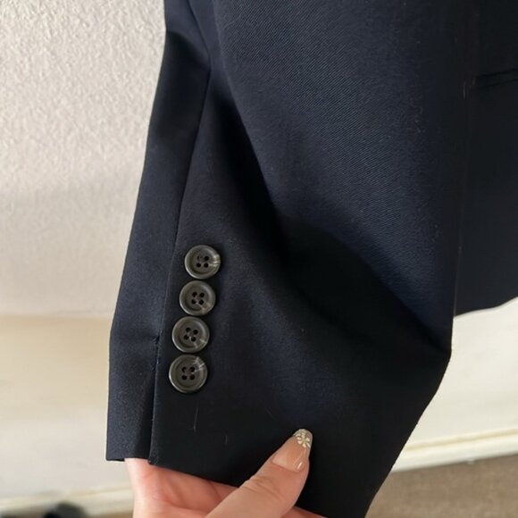 Chaps Ralph Lauren Wool Sport Coat Blazer Blue Men's 42R Formal Business - Picture 5 of 15